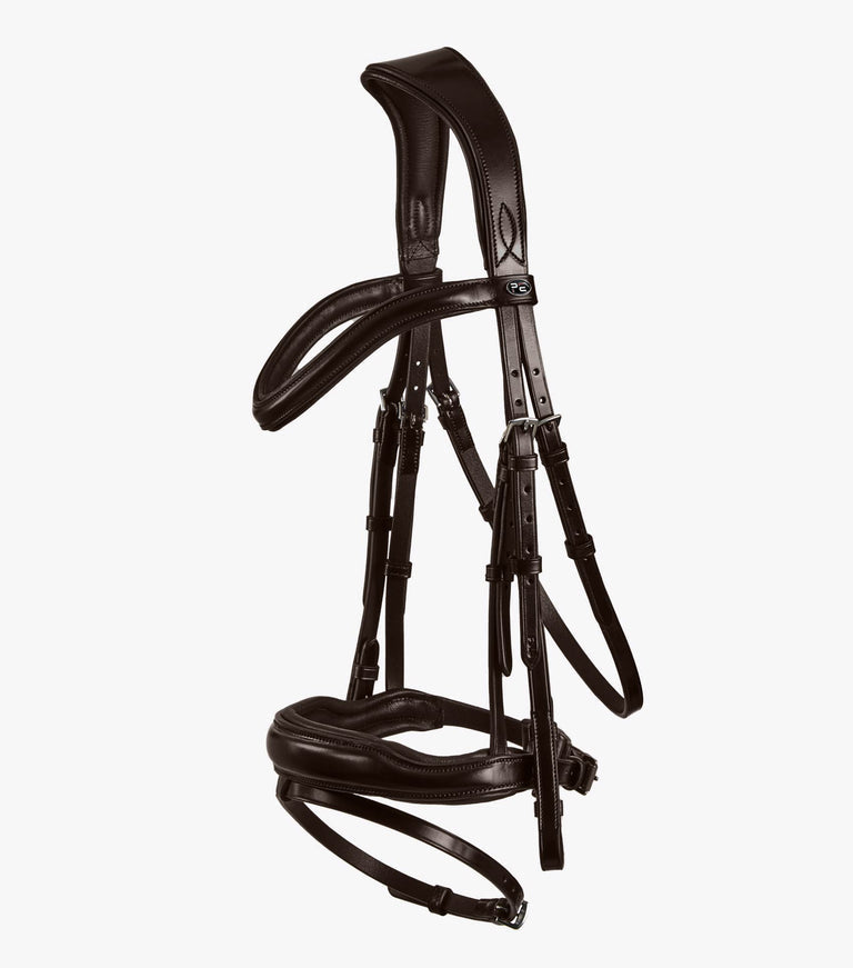 Premier Equine Rizzo Anatomic Snaffle Bridle with Flash
