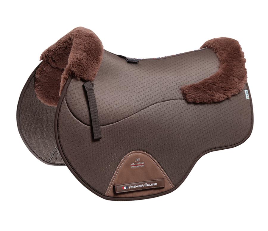 Premier Equine Close Contact Airtechnology Shockproof Wool European Saddle Pad - GP/Jump Square