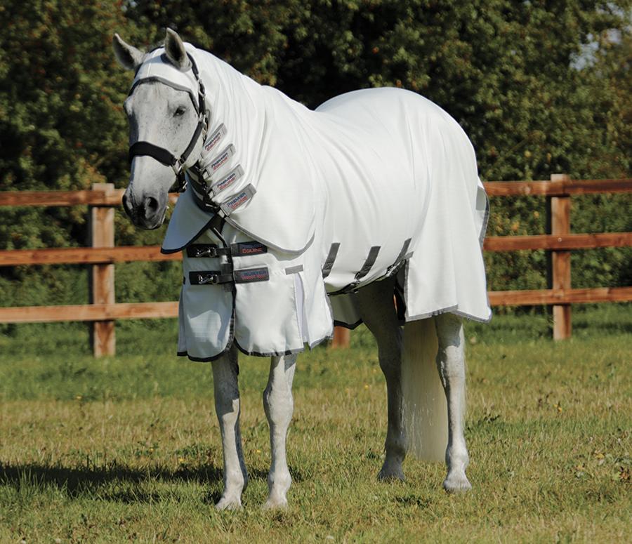 Premier Equine Sweet Itch Buster Fly Rug / Cover with Belly Flap