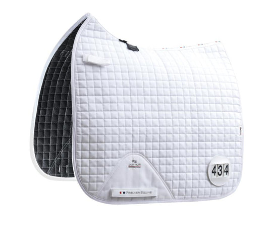 Premier Equine Close Contact Cotton Dressage Competition Saddle Pad - Robyn's Tack Room 