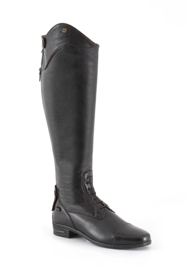 PE Veritini Ladies Long Leather Field Riding Boots -Brown