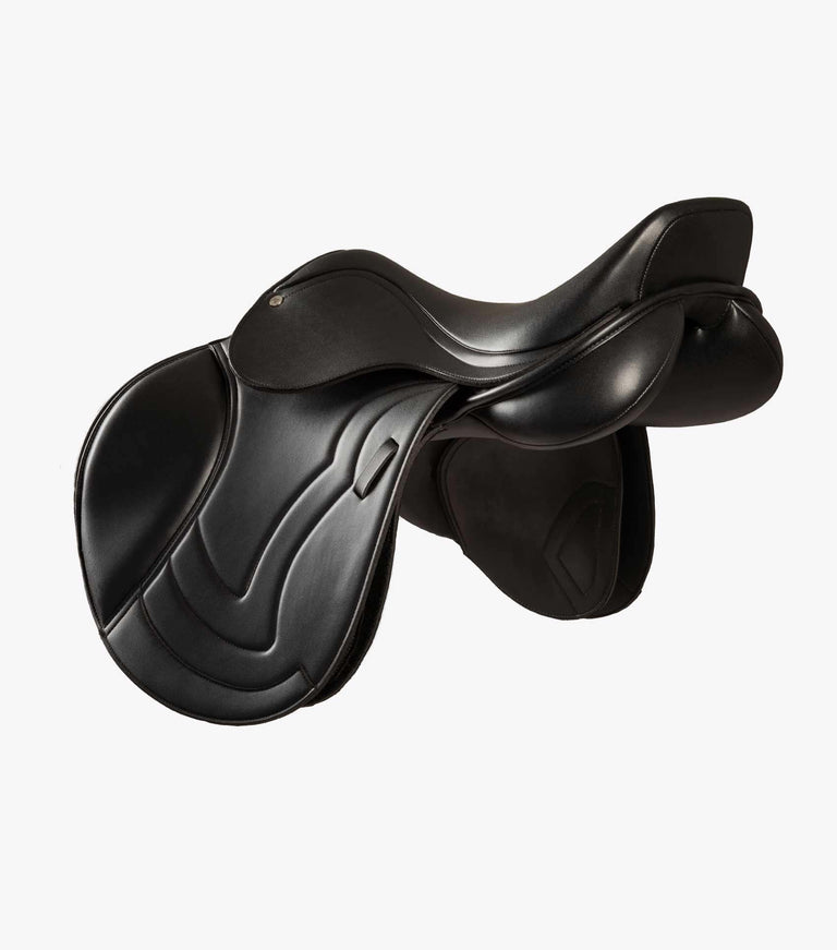 Premier Equine Sautiller Synthetic Close Contact Jump Saddle - Black