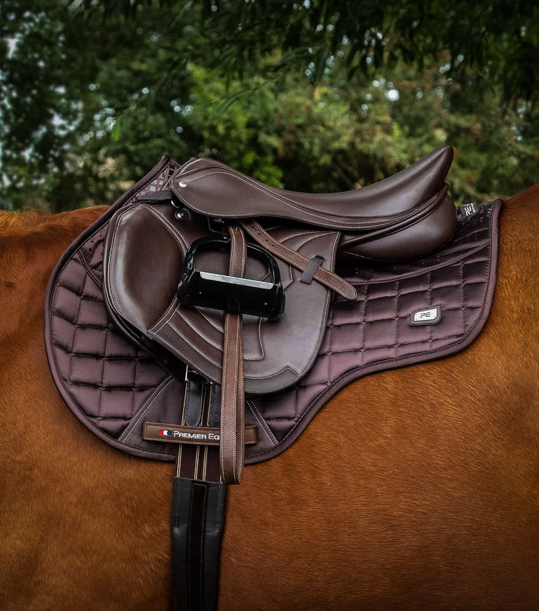 Premier Equine Sautiller Synthetic Close Contact Jump Saddle - Brown