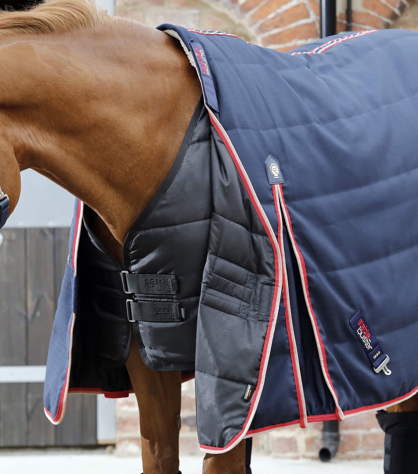 Premier Equine Stable Buster 100g Stable Rug with Neck Cover