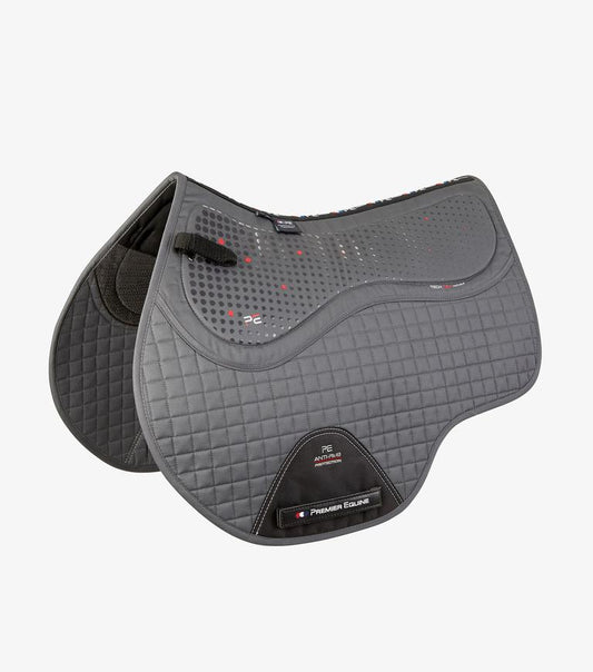 Premier Equine Close Contact Tech Grip Pro Anti-Slip Saddle Pad - GP/Jump Square (non-slip on both sides)