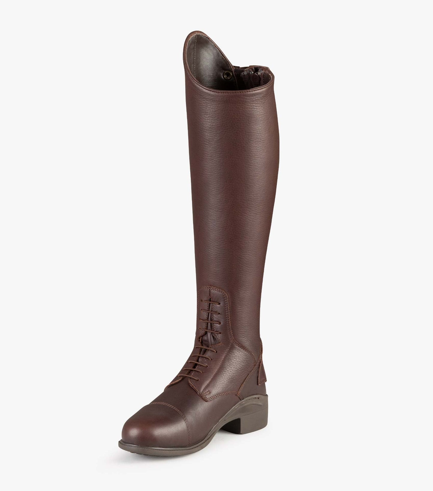 Premier Equine Vallardi Ladies Leather Field Tall Riding Boot - Brown