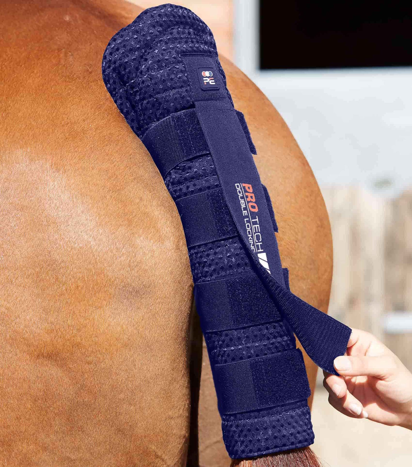 Premier Equine Waffle Quilted Double Locking Tail Guard