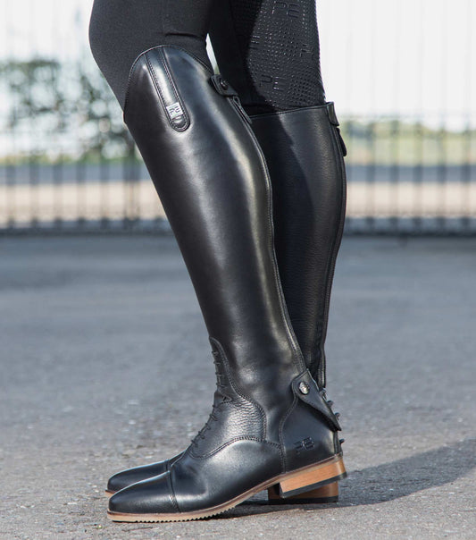 Premier Equine Bilancio Ladies Leather Field Tall Riding Boot - Black