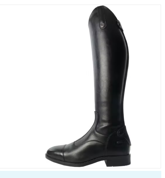 Brogini Casperia Mens Long Leather Riding Boots (Black)