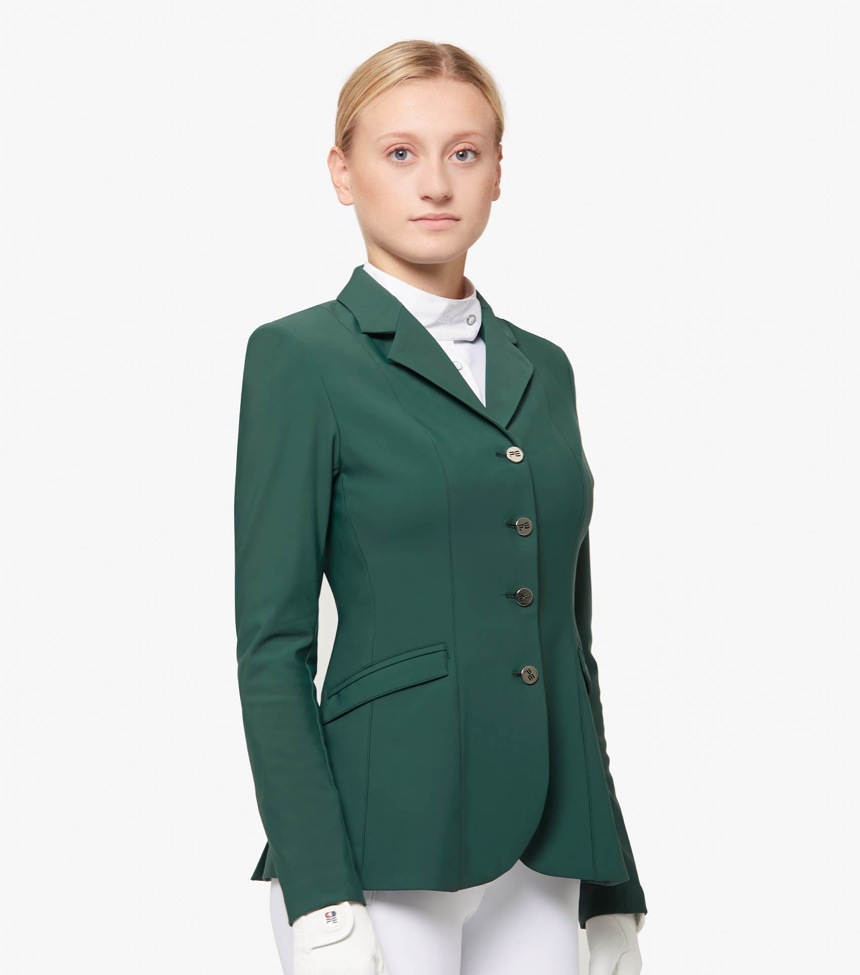 Emerald green ladies on sale jacket