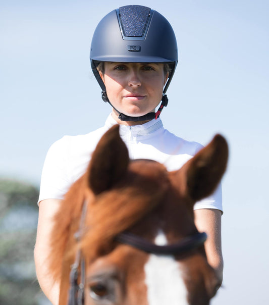 Premier Equine Odyssey Horse Riding Helmet - navy