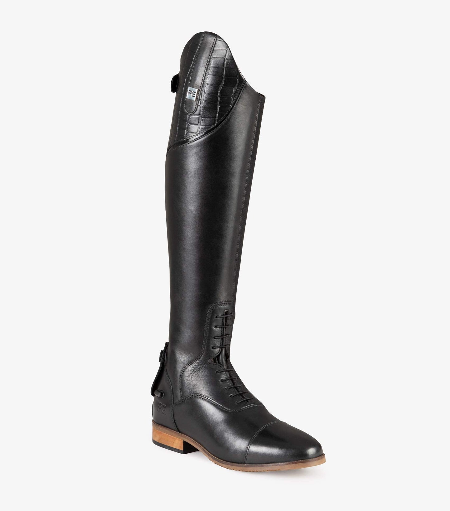 Premier Equine Passaggio Ladies Leather Field Tall Riding Boot - Black
