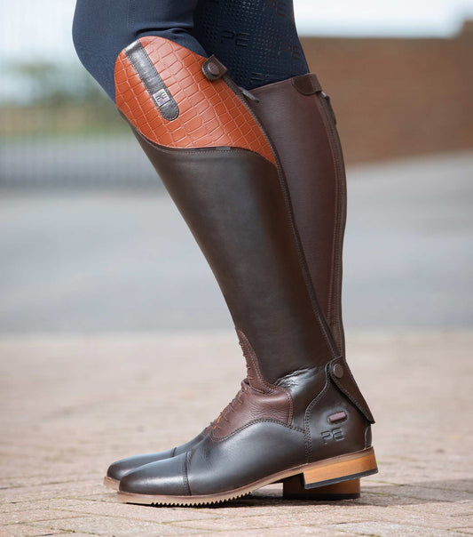 Premier Equine Passaggio Ladies Leather Field Tall Riding Boot - Brown