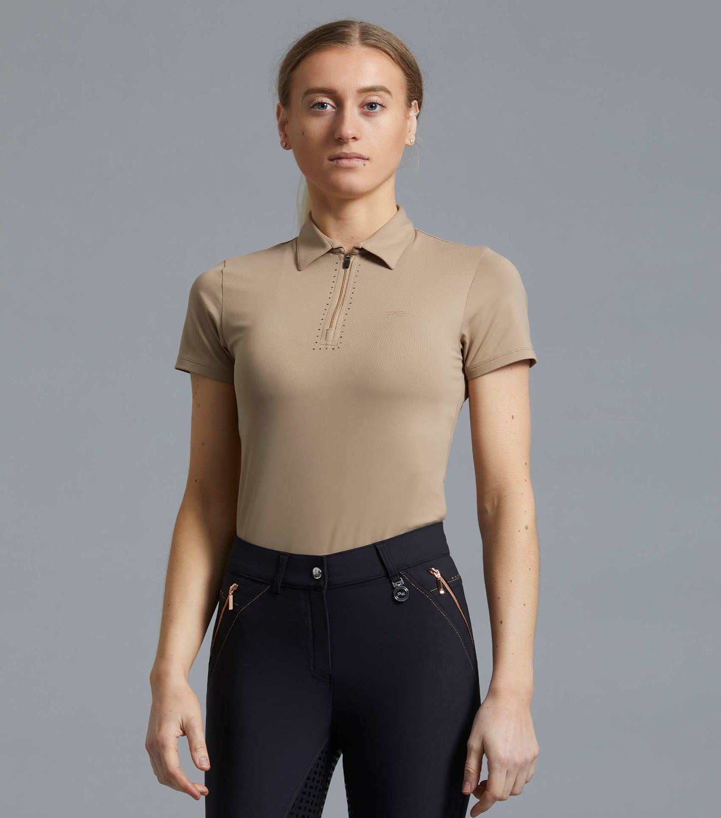 Premier Equine Scintillo Ladies Short Sleeve Riding Top