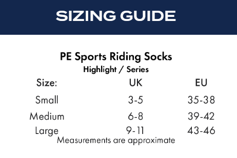 Premier Equine PE Sports Highlight Riding Socks (1 Pair)
