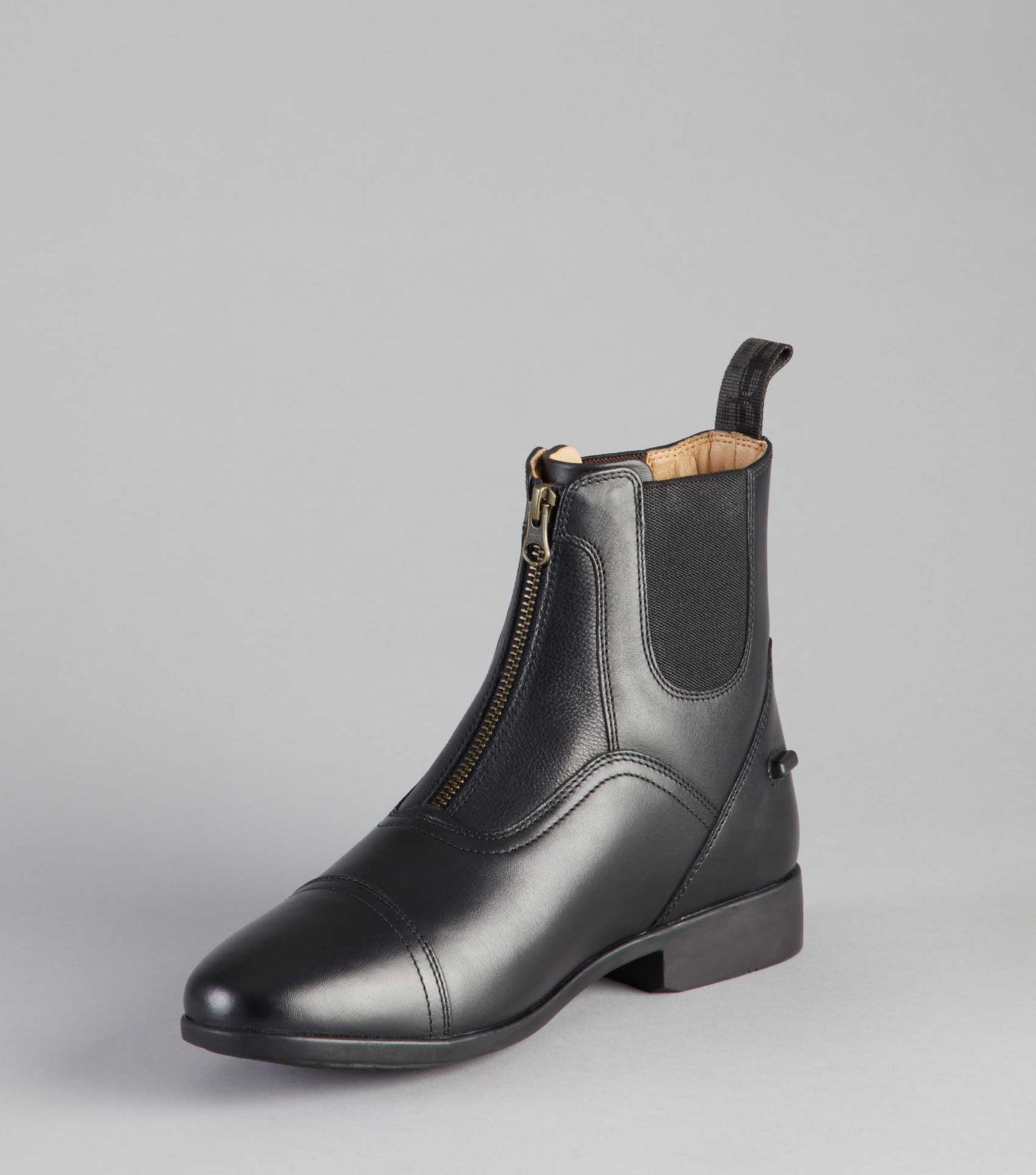 Premier Equine Virtus Junior Leather Paddock Boot - Black