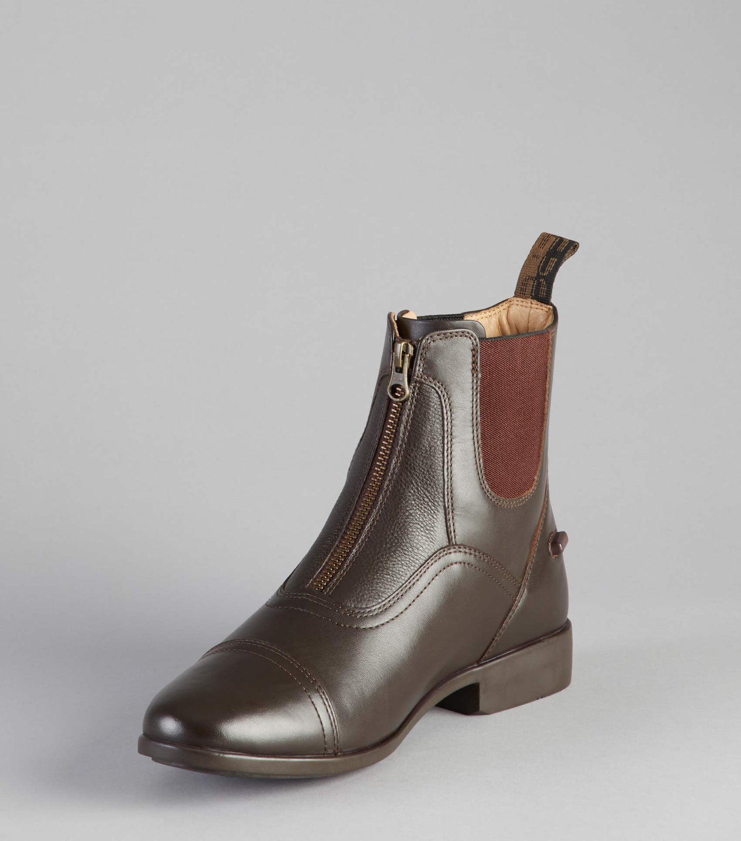 Premier Equine Virtus Junior Leather Paddock Boot - Brown